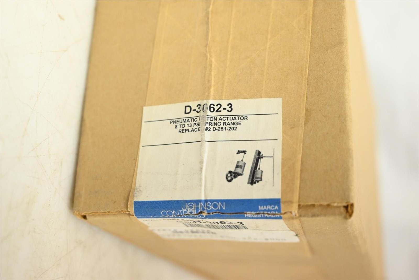 Johnson Controls D-3062-3 Pneumatic Damper Actuator 8-13 PSI Spring