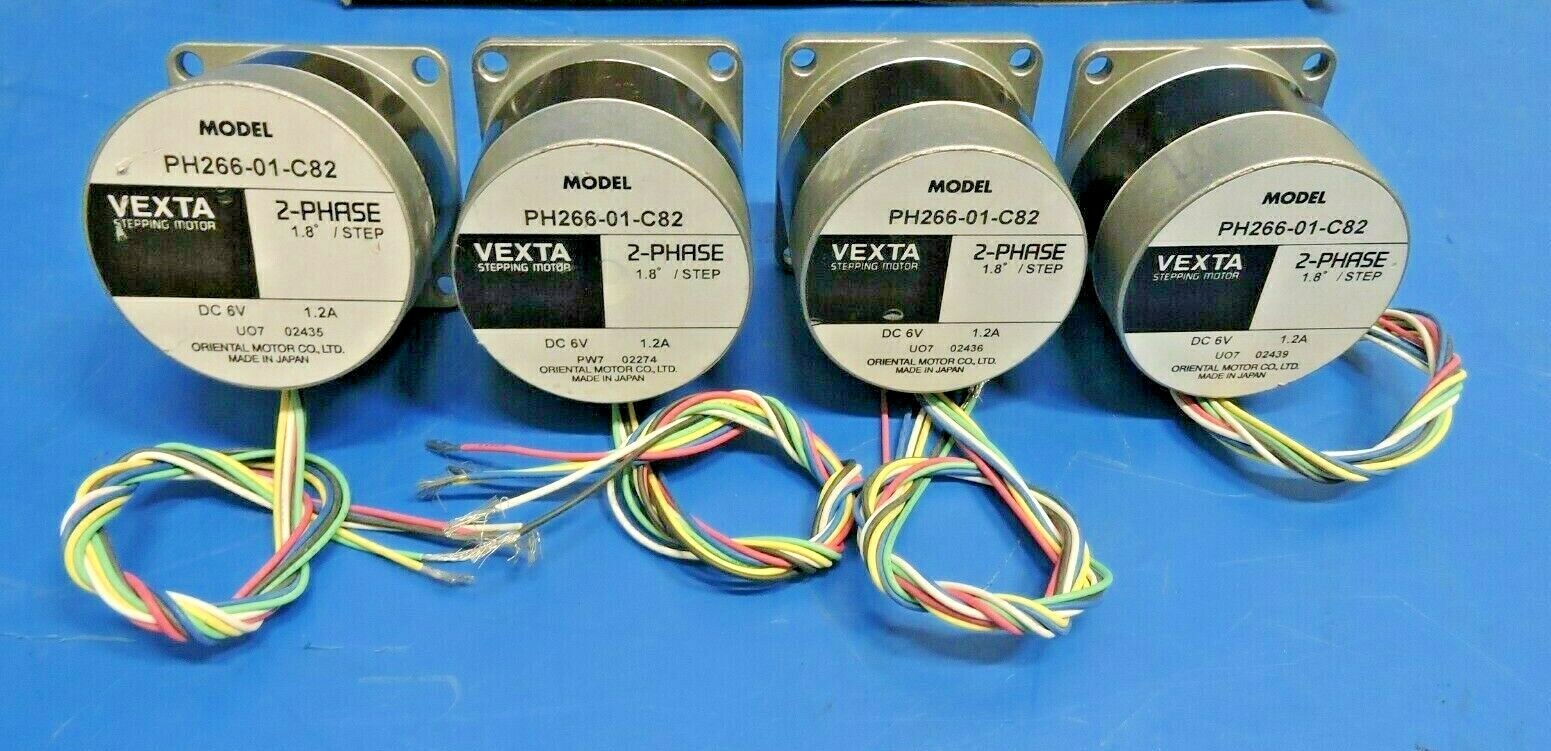 NEW Lot 4 Vexta PH266-01-C82 Stepper Motor 2-Ph 6V 1.2A / Thermo Dionex Sampler