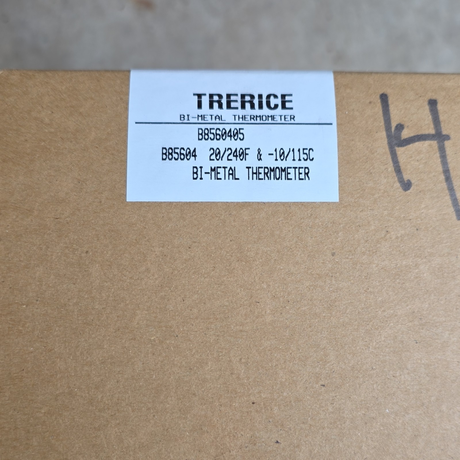 Trerice Bi-Metal Analog Thermometer 20-240°F (-10-115°C) MPN B8560405