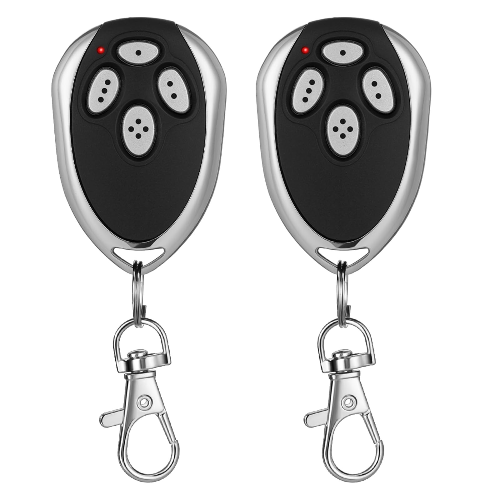 2 Pcs 4 Channels Gate Opener Remote Compatible with Aleko LM123 433.92mhz Gar