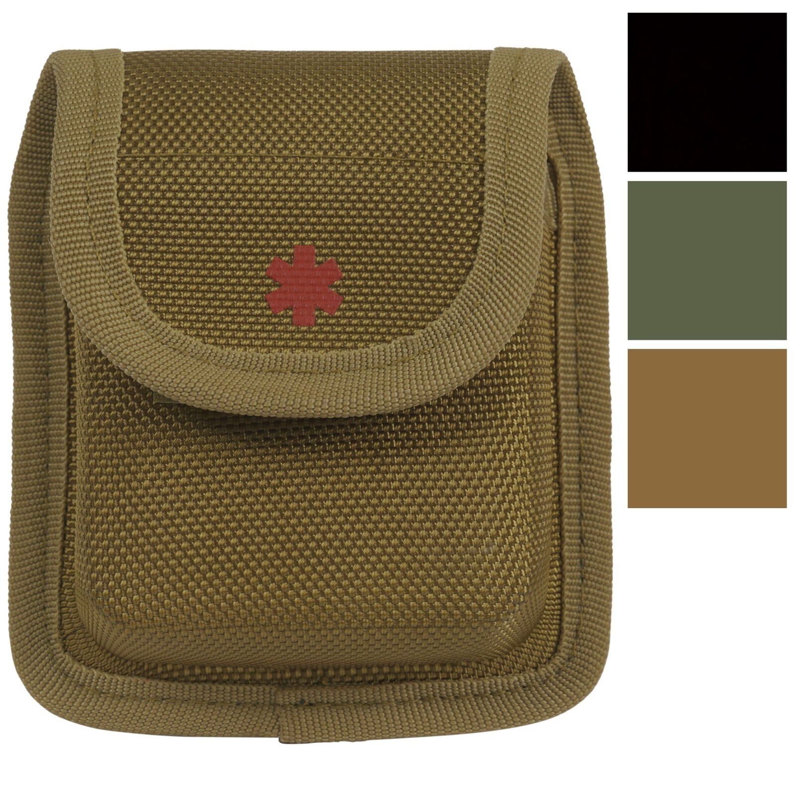 MOLLE Narcan Nasal Spray Pouch with Red Star Of Life Logo - First Aid Pouch