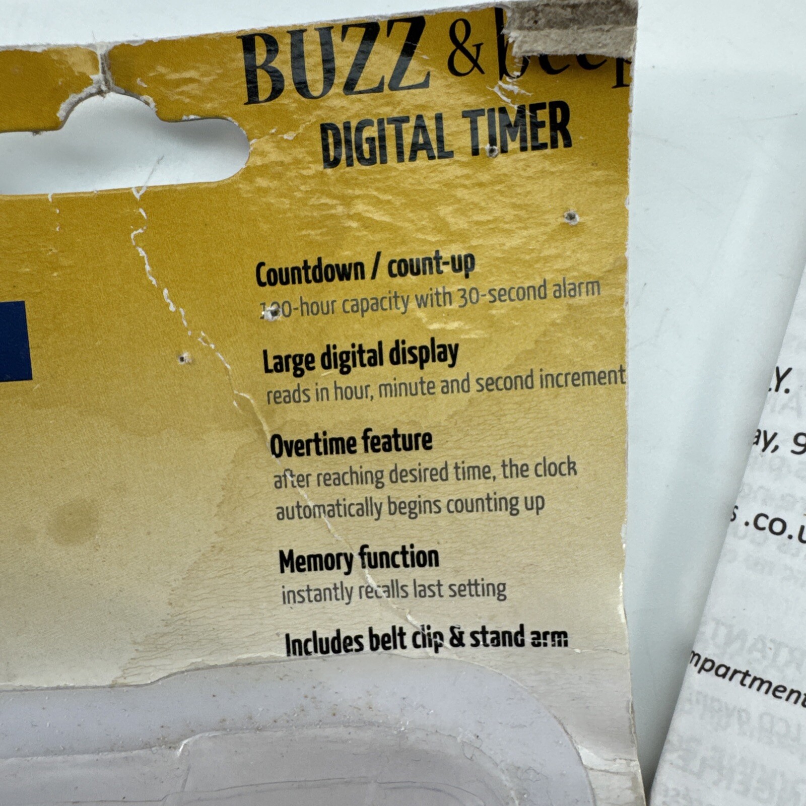 Polder Digital Buzz and Beep Timer - TMR-2125