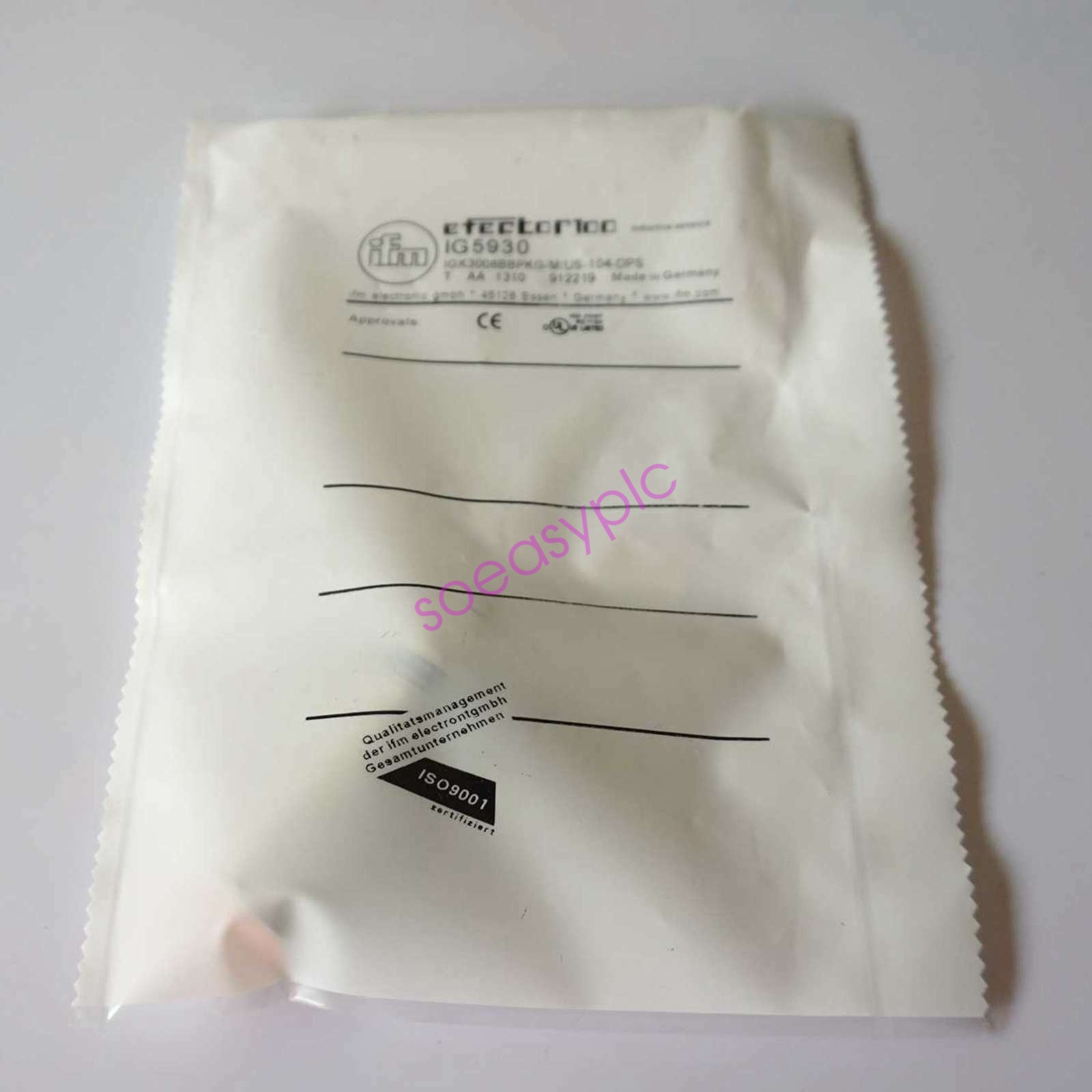 IFM IG5930 IGK3008BBPKG/M/US-104-DPS Proximity Switch New #