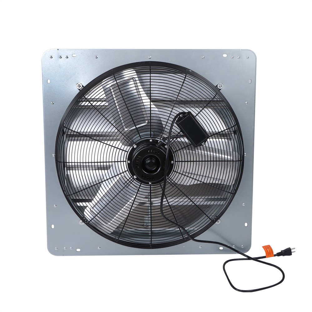 24 Inch Shutter Exhaust Fan W/ Speed Controller 4120 CFM High Speed Wall Mounted