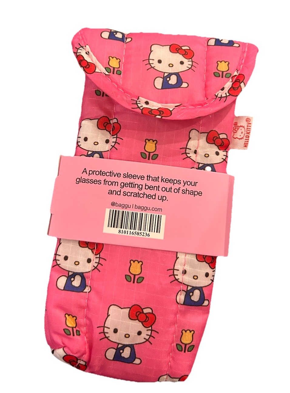 Kitty Cat Fuchsia PINK Glasses Case Sleeve Sunglasses Storage Soft Protector New