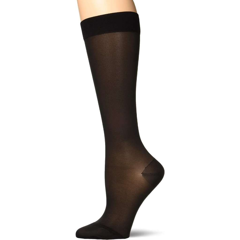 Blue Jay Sheer Support Knee High, CT, 20-30mmHg (Size: L) Black