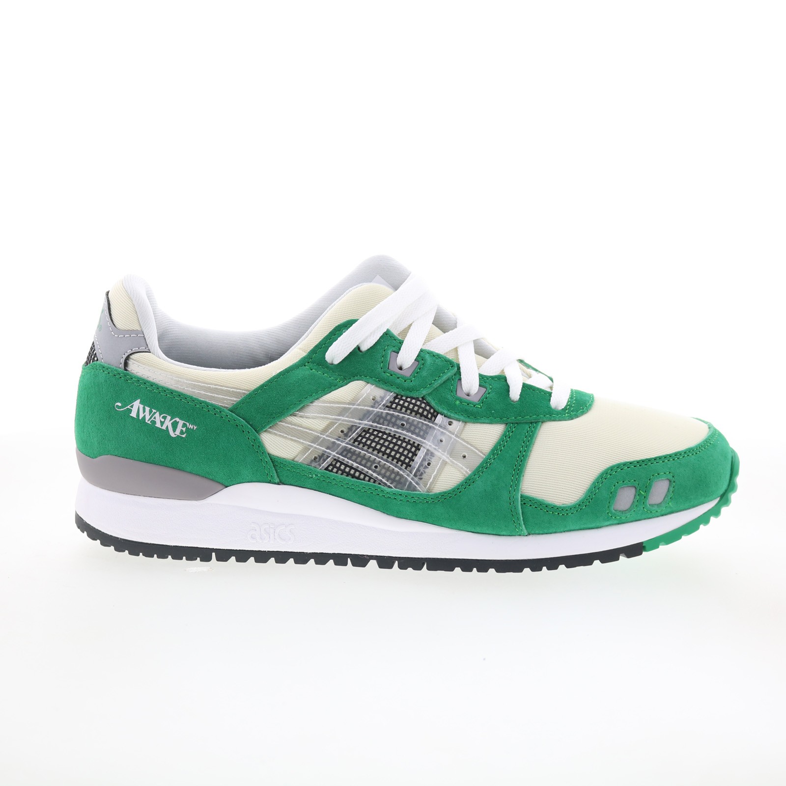 Asics Gel-Lyte III OG X Awake NY Mens Green Lifestyle Sneakers Shoes