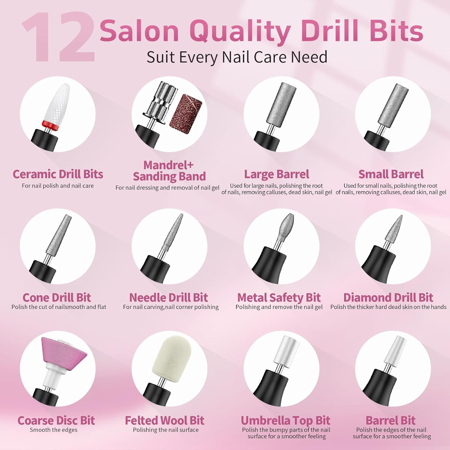 Cordless Nail Drill Electric File with UV Nail Lamp: Professional for Acrylic Ge
