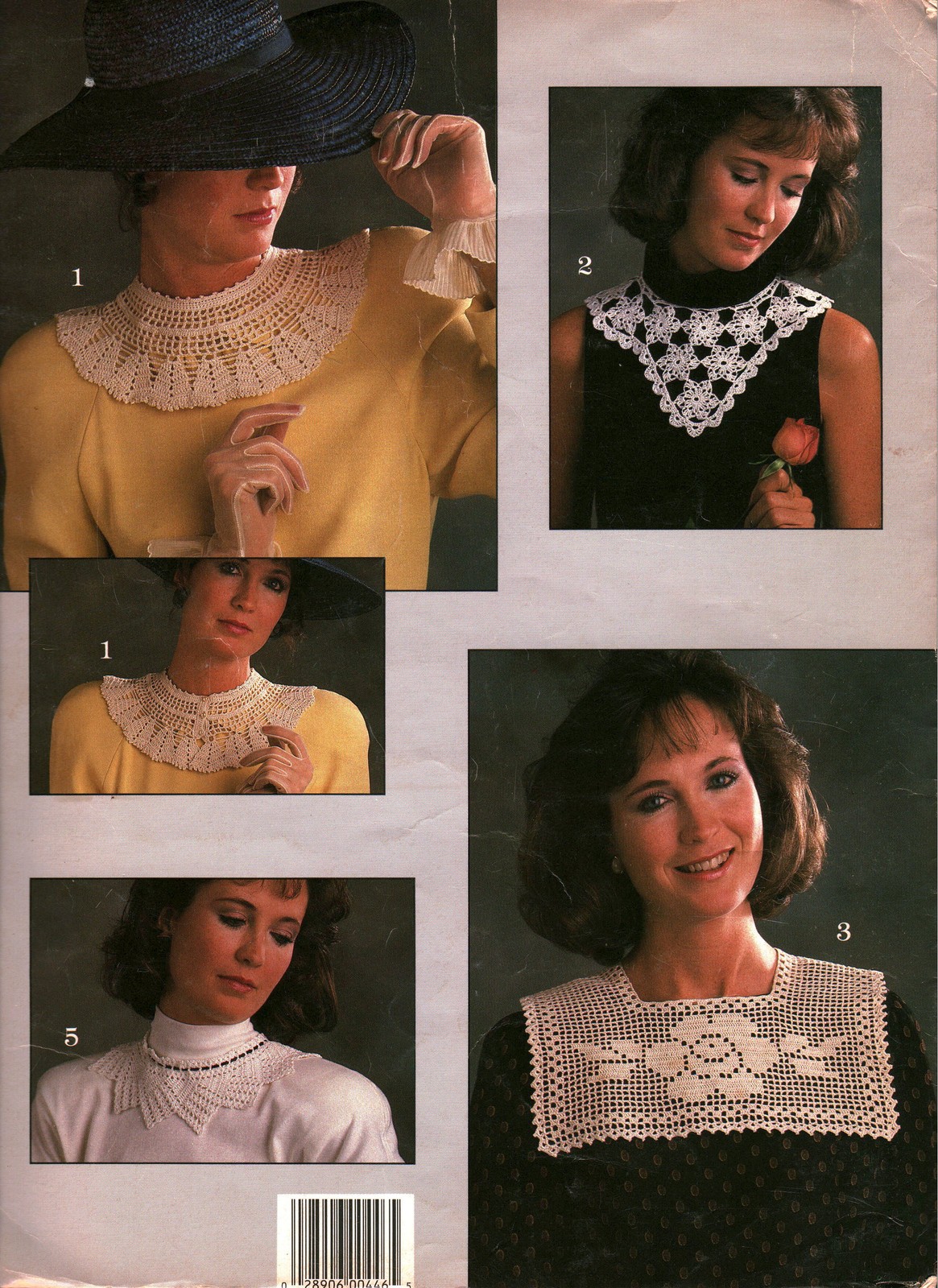 Crocheted Collars | Leisure Arts 446
