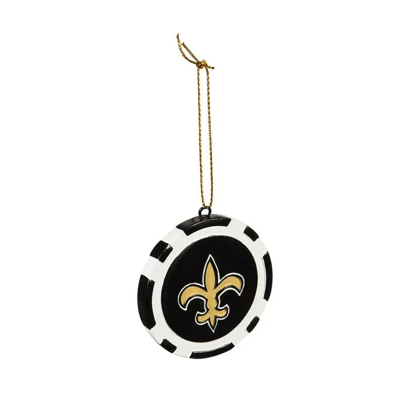 New Orleans Saints Ornament Game Chip Special Order