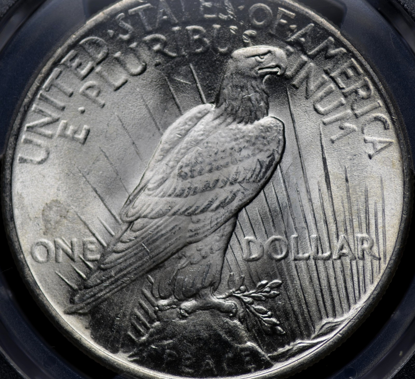 1925 PEACE DOLLAR PCGS MS 63 EXCELLENT STRIKE, LUSTER, AND SURFACE QUALITY FOR