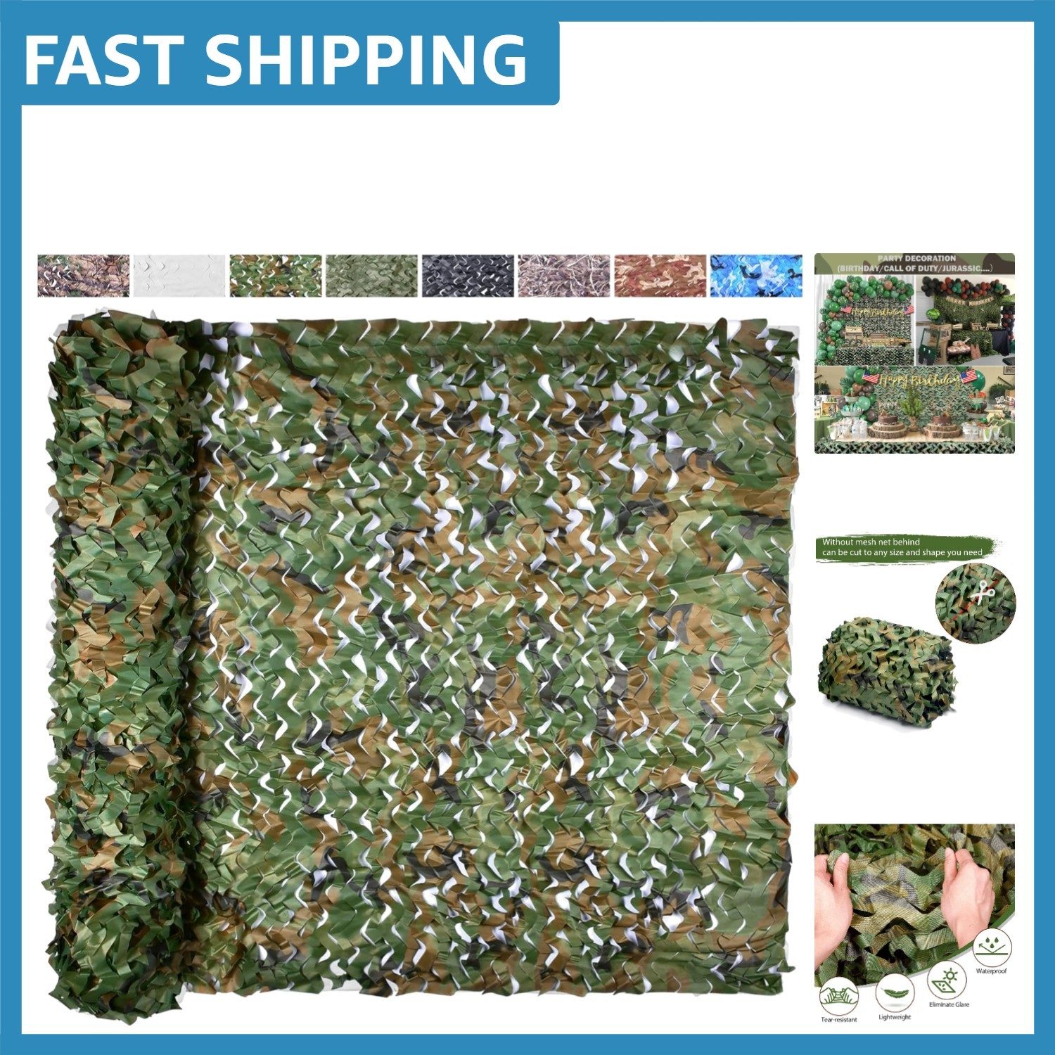 Lightweight and Customizable Camouflage Netting - Perfect for Hunting and Decor
