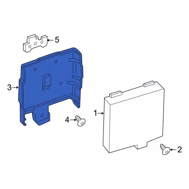 Genuine Ford Blind Spot Detection System Warning Sensor Bracket HS7Z14D189A
