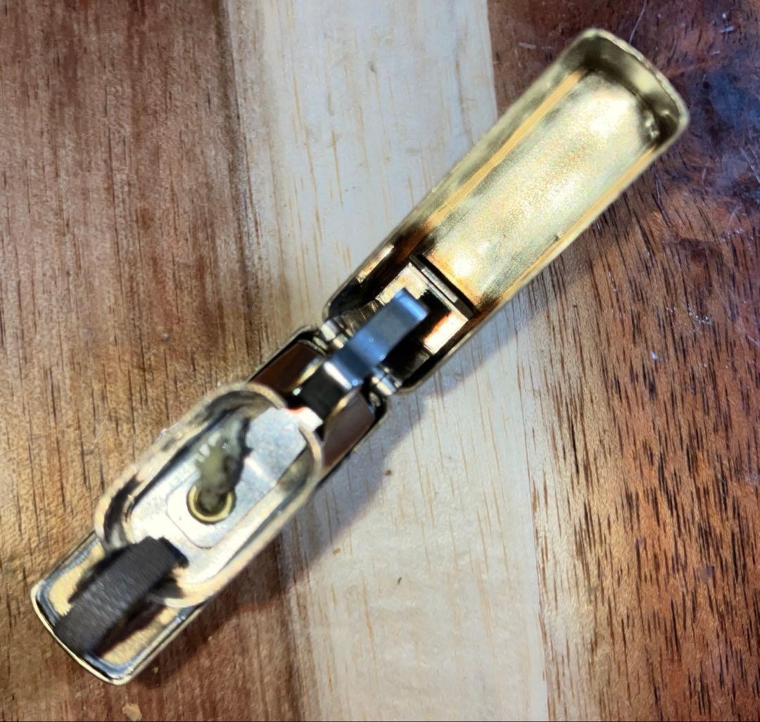 Zippo solid brass Venetian, made in 1996