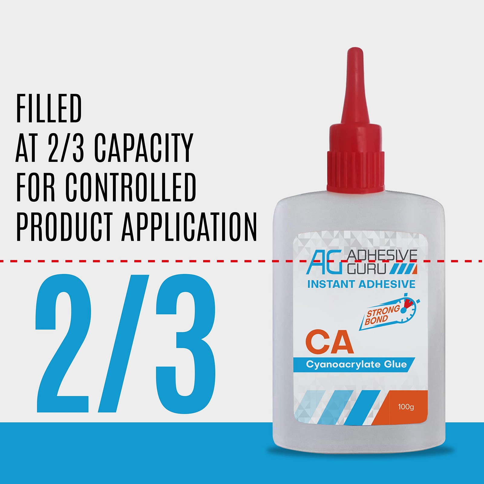 Adhesive Guru CA Glue with Activator for 4 Pack, & Kit