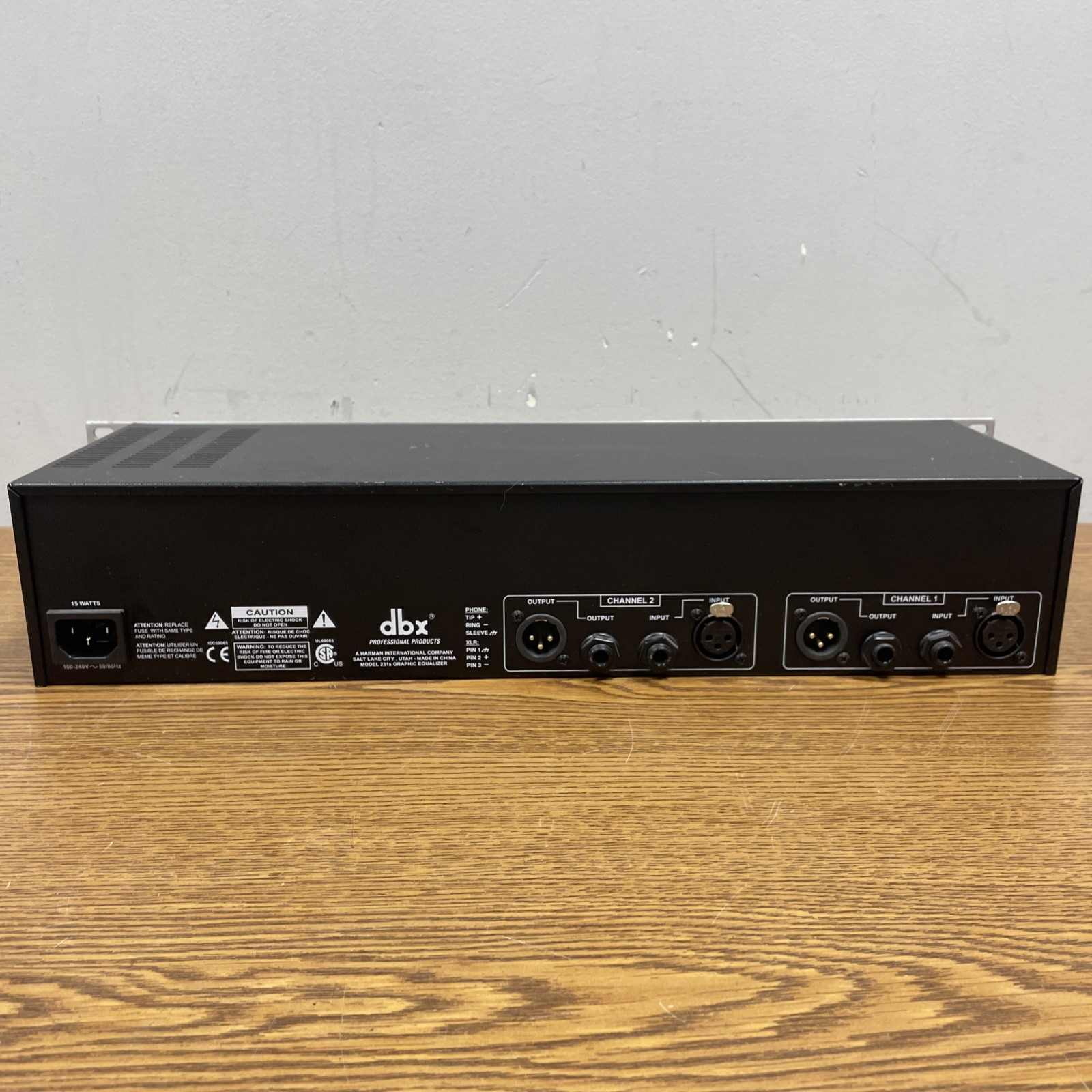 DBX 231s DBX231SV 2-Channel Graphic Equalizer