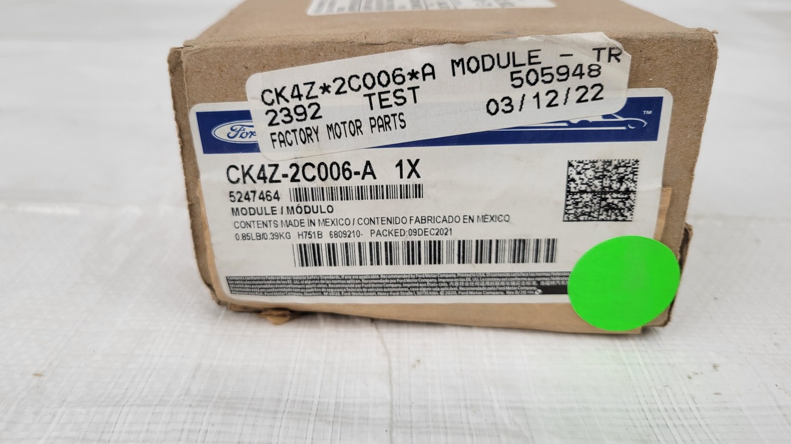 NEW Ford OEM 2015-2019 Transit Trailer Brake Controller Module CK4Z-2C006-A
