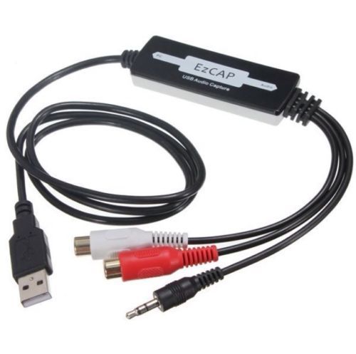 USB Audio Grabber Capture Analogue Audio to WAV MP3 digital format Win10 MAC