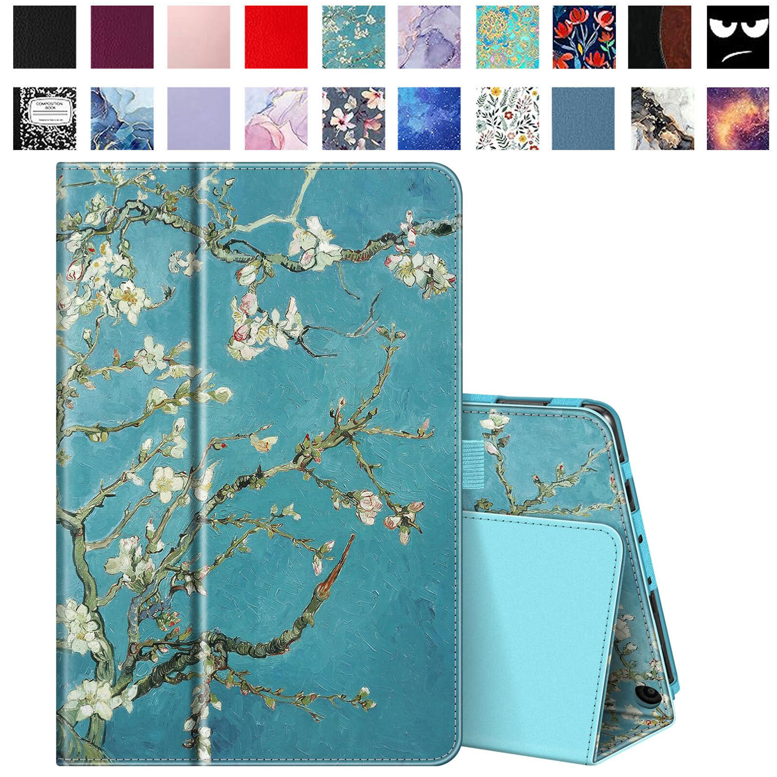 Folio Case for All-New Amazon Fire HD 10 / Fire HD 10 Plus 11th 2021 Slim Cover