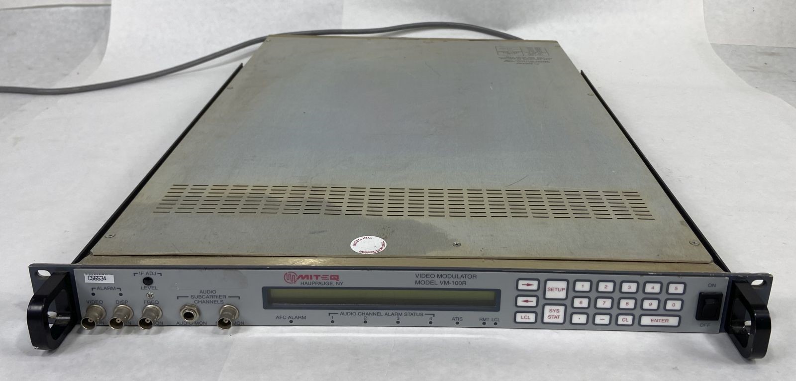 Miteq Narda VM-100R High-Performance 70/140MHz Satellite Video/Audio Modulator