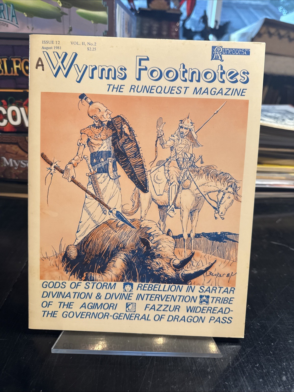Chaosium Wyrm's Footn  #12 "Gods of Storm, Rebellion in Sartar, Tribe Mag