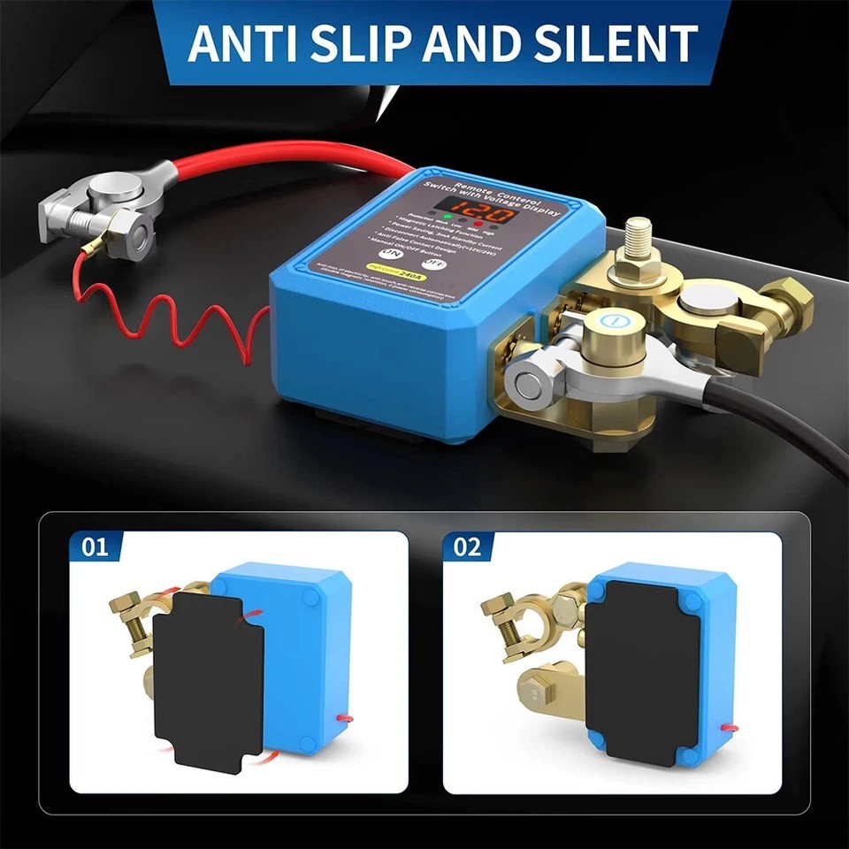 Remote Battery Disconnect Switch Anti-Theft