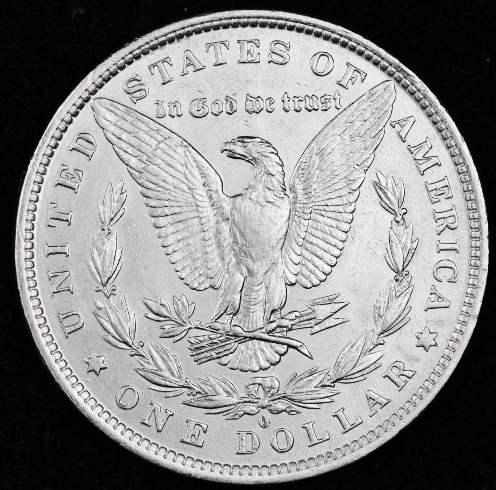 1881-o Morgan Silver Dollar. A.U. (Inventory A)