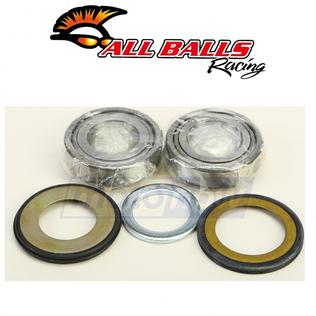 All Balls Steering Stem Bearing Kit for 1975-1976 Honda TL250 - Control sp