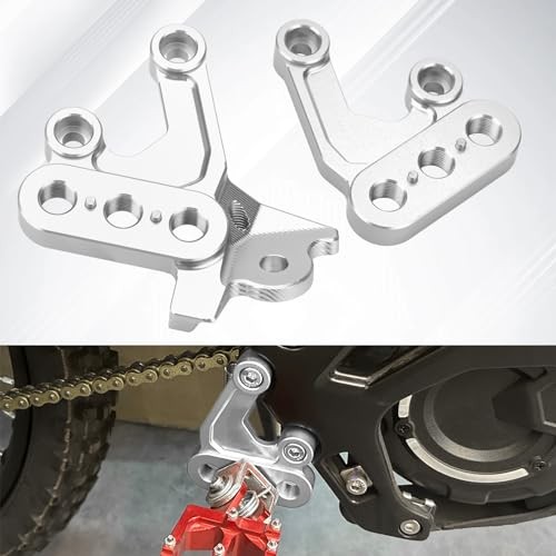 Surron Peg Bracket for Sur Ron Light Bee X/S - CNC Aluminum Foot Peg - Silver