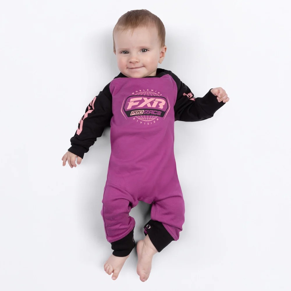 FXR Racing Race Division Infant Onesies 12-18 months Purple