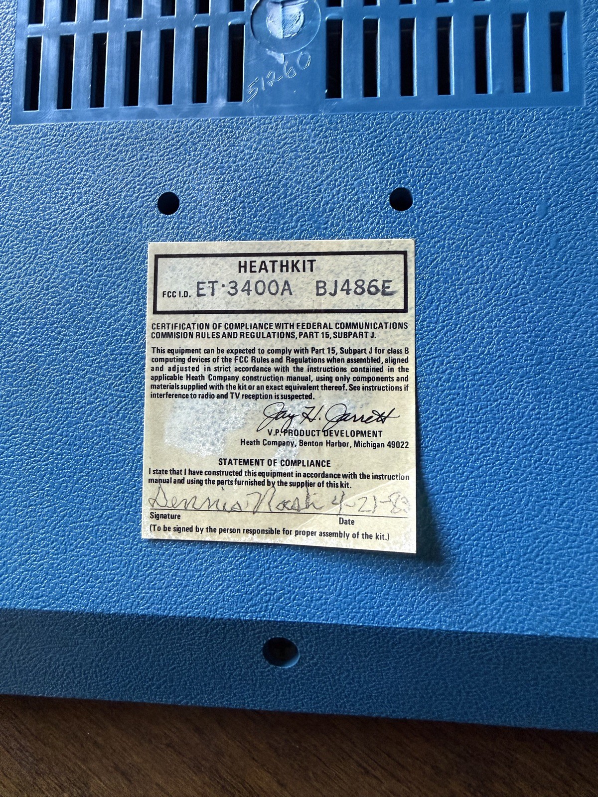 Heathkit Model ET-3400A Micro Computer Learning System. nice, powers on!
