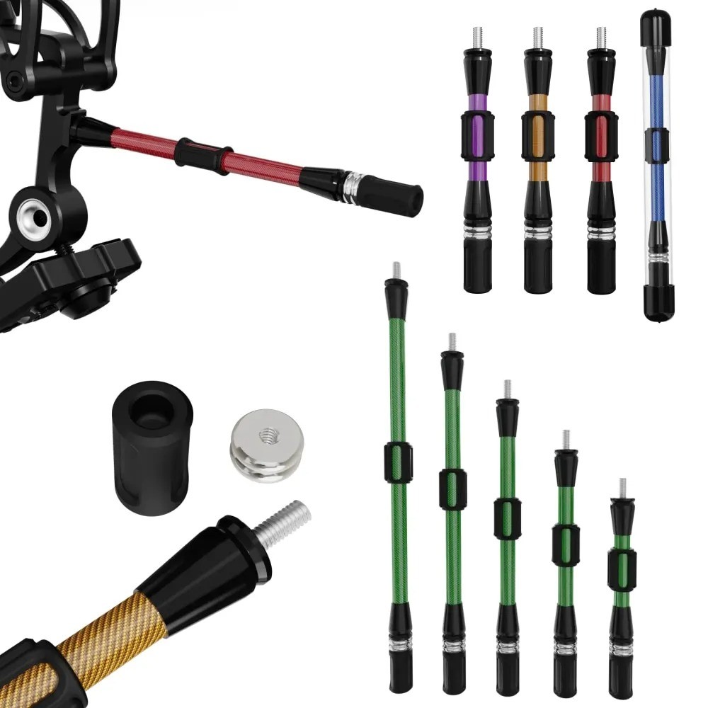 6" 8" 10" 12" 15" Archery Carbon Stabilizer Balance Bar Compound Bow Hunt Target
