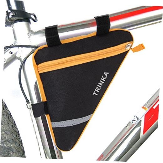 Bike Bag, Bicycle Frame Bag,Cycling Accessories Pack for Phone, Wallet, Yellow