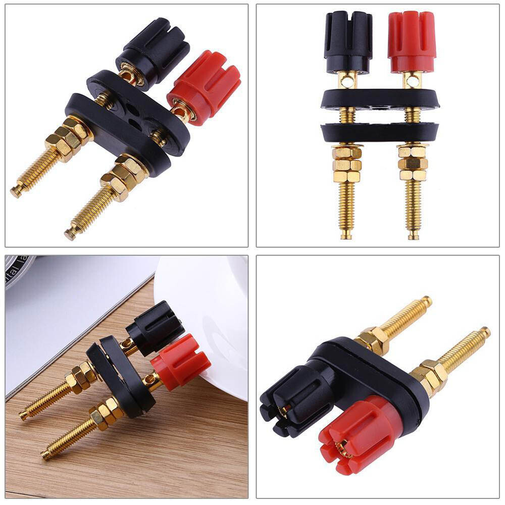 For Extended Speaker Banana Plug Amplifier Binding Post Terminal Connect Socket
