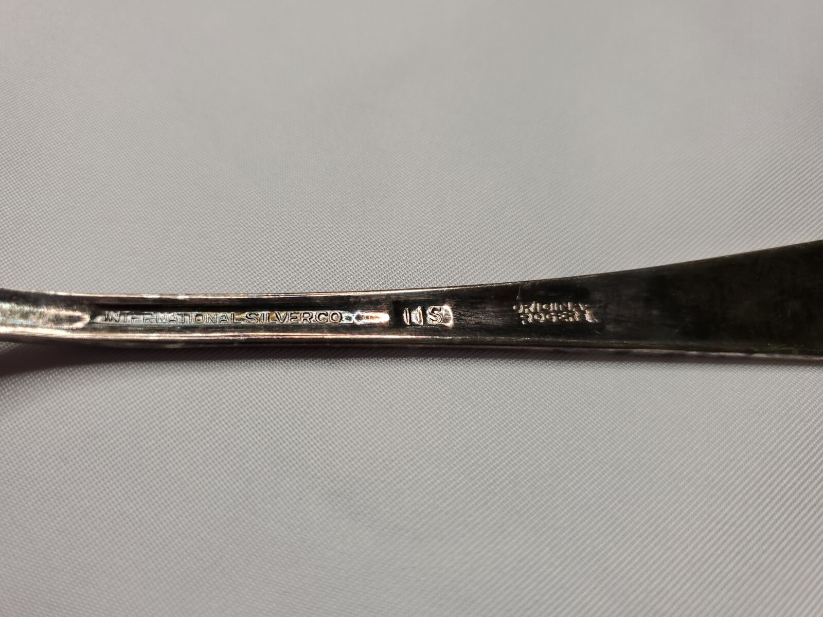 Rogers Silverplate Slotted Serving Appetizers Small Spoon 7.63" Long