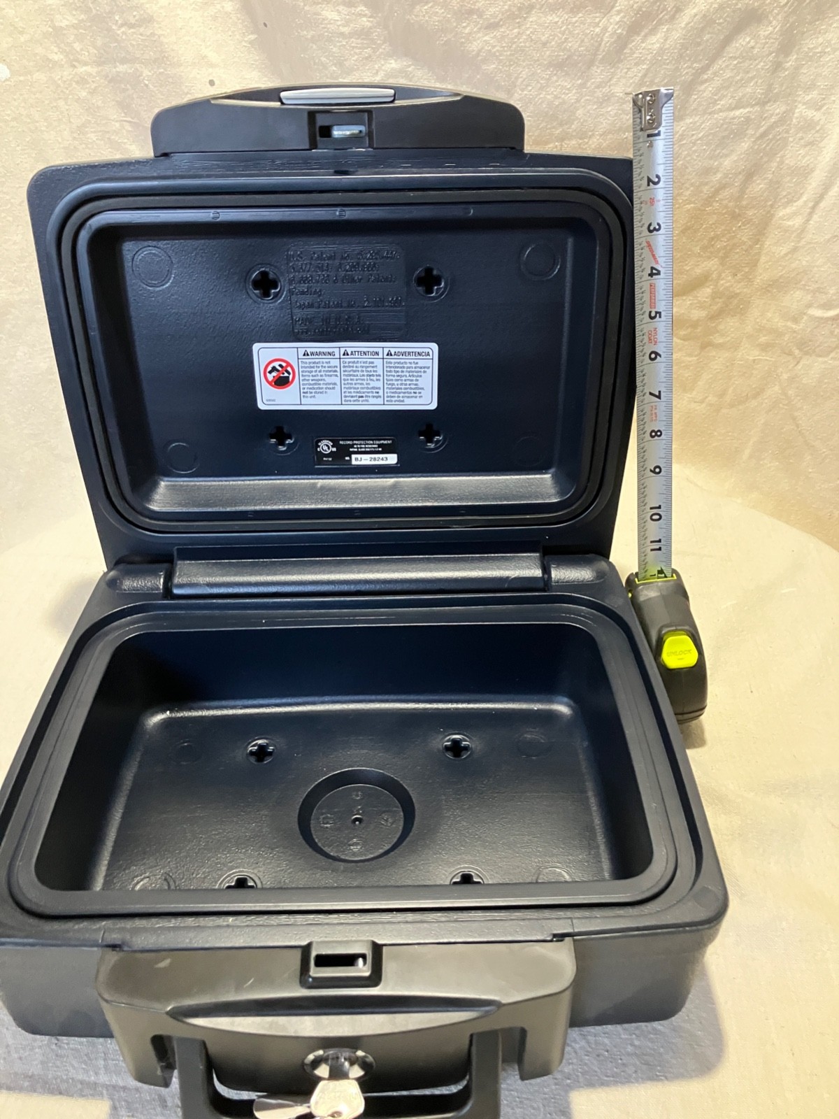 SentrySafe Chest Safe with Key Lock, Fire & Water-Resistant