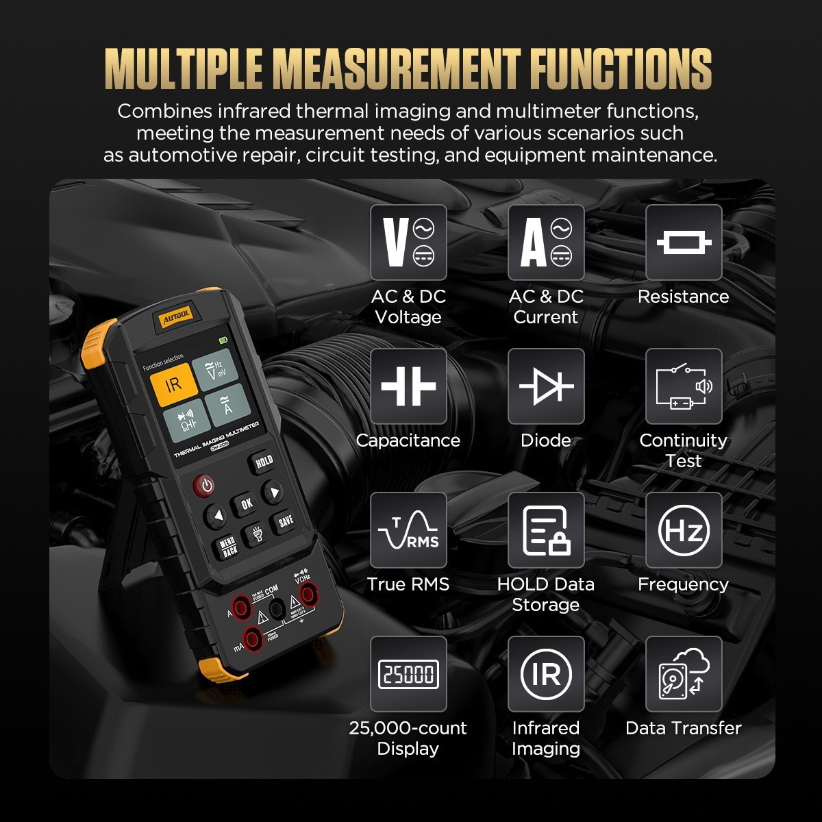 Thermal Imaging Camera Digital Multimeter EPB Electronic Parking Brake Release