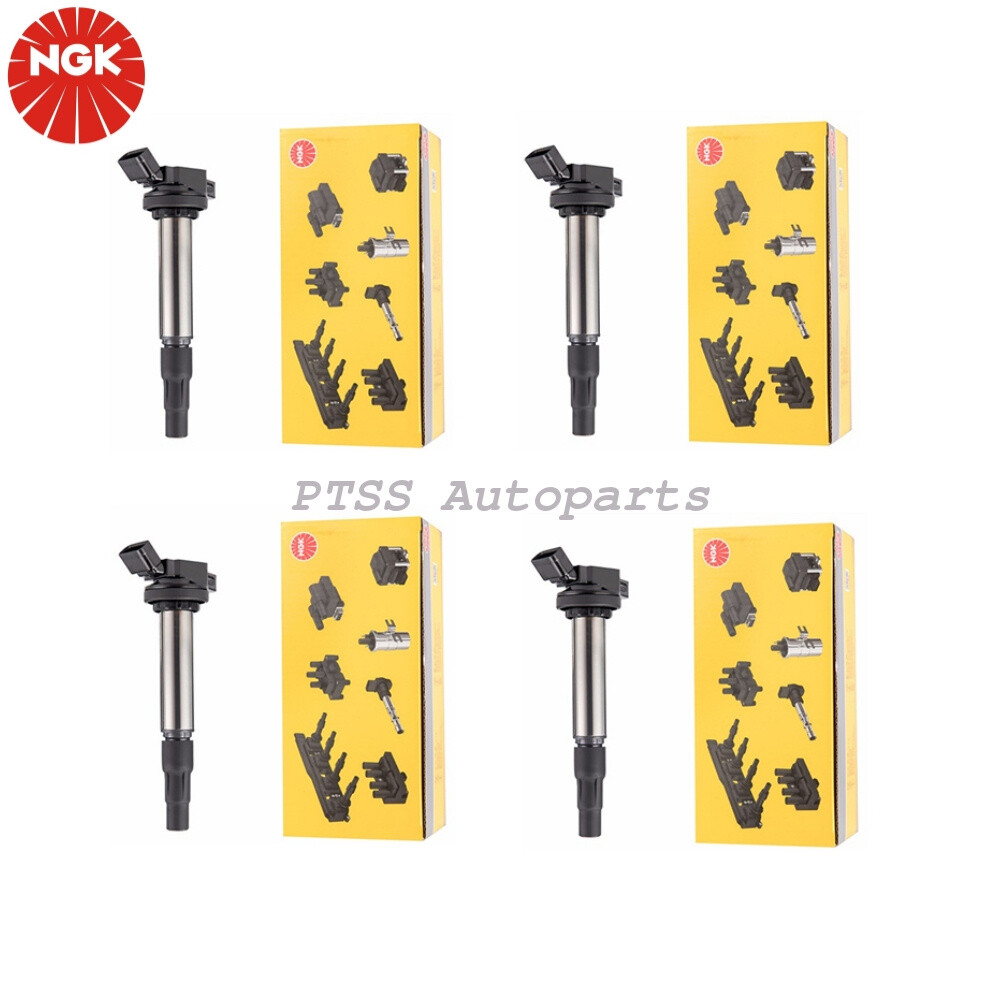 4 pcs OEM NGK Ignition Coils For Toyota Corolla 2009-2017 Prius 2012-2017 1.8L