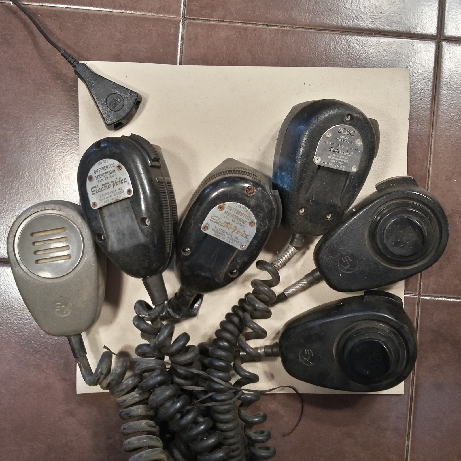 6 ElectroVoice Microphones