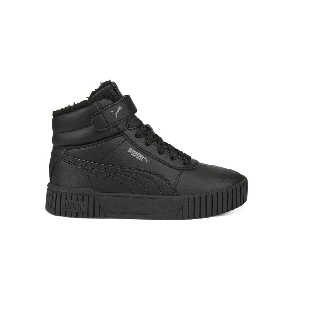 PUMA Carina 2.0 Mid Winter High Top    Girls Black Sneakers Casual Shoes 3873820