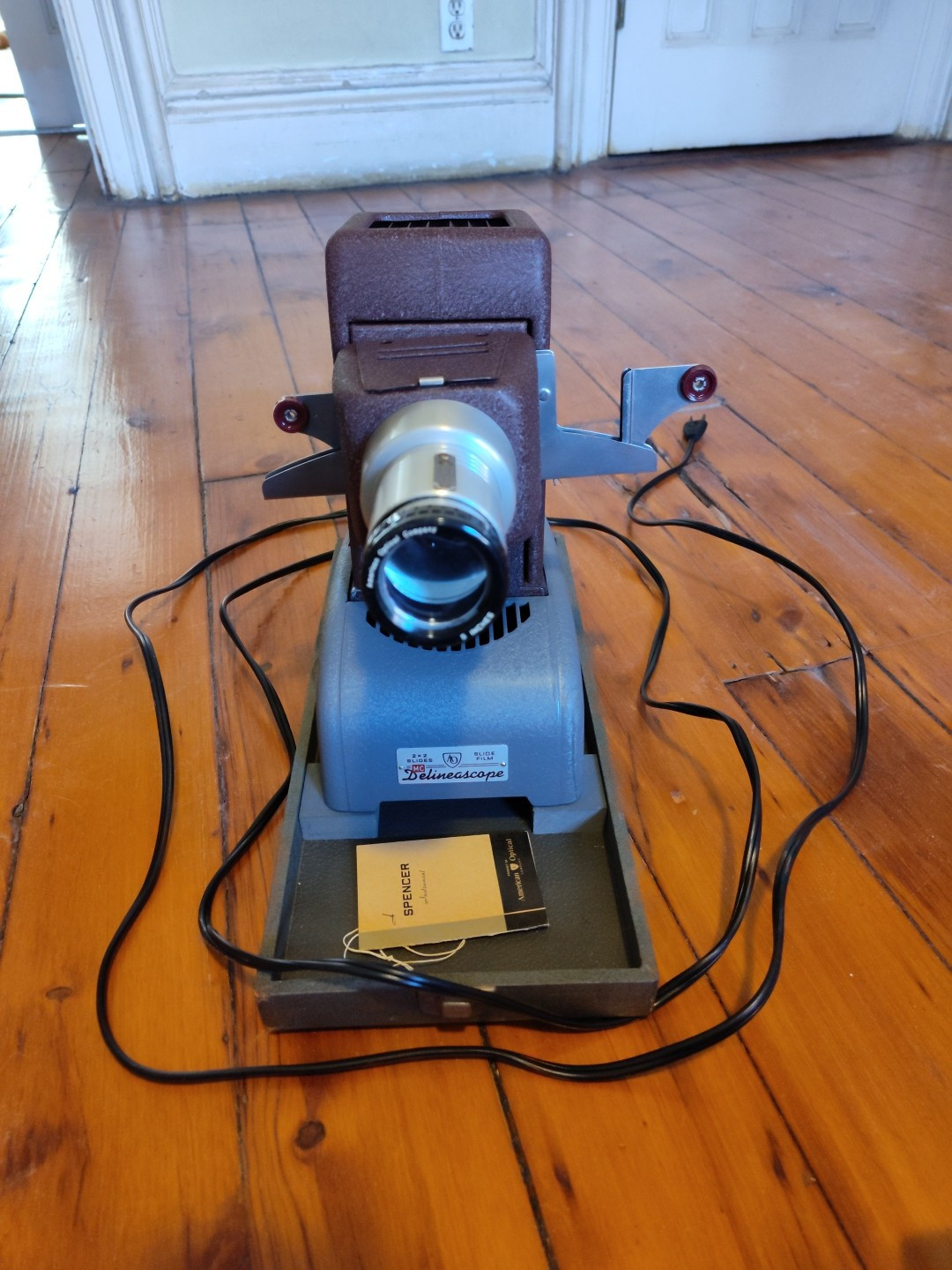 Vintage Spencer Delineascope MC with case and original tag