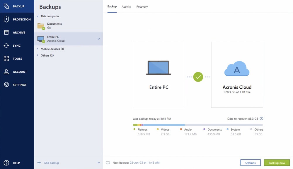 Acronis True Image Advanced 2025 + 50GB Cloud Storage | 1 Year 1 Device | Downl