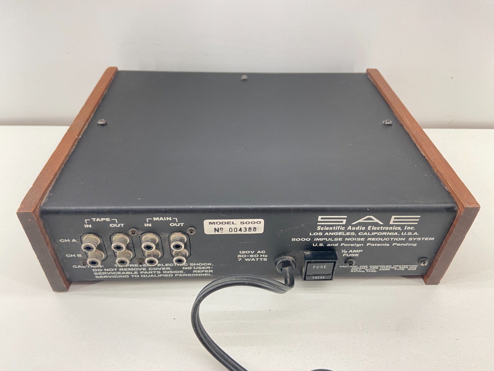 🎧 SAE 5000 Impulse Noise Reduction System ~ Vintage Hi-Fi Processor ~ READ