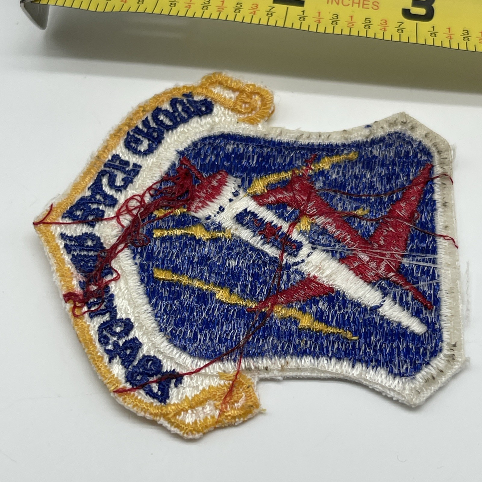 U.S. Military USAF 2849th Air Base Group Patch Insignia Shoulder Rocket Cut Edge