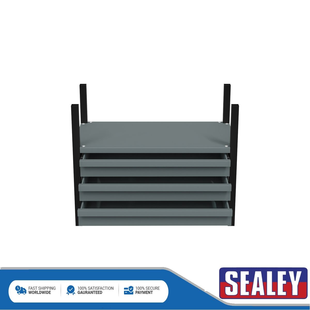 Sealey Modular Storage Mid Unit 3 Drawer & 1 Shelf 580mm APMRM2