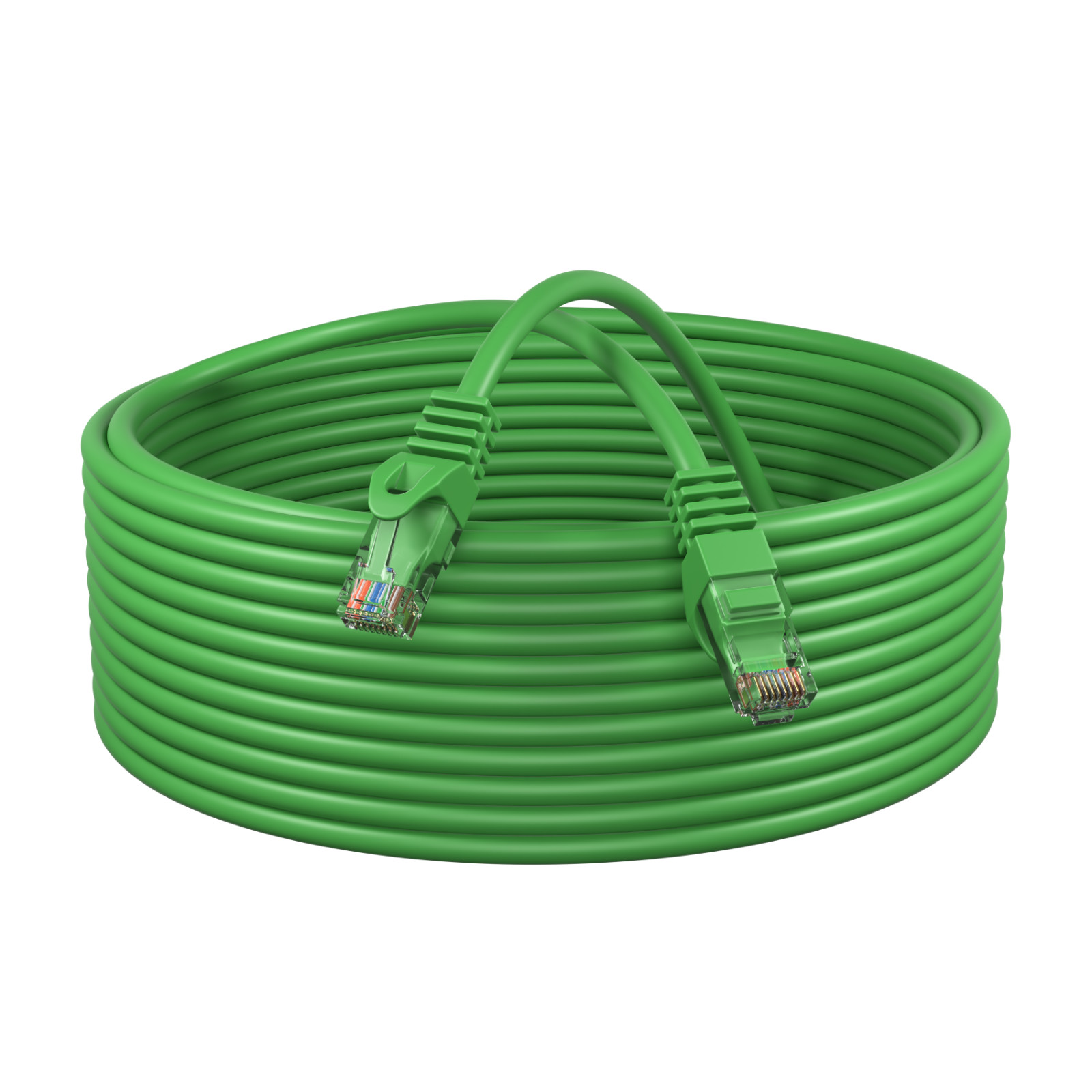 3-Pack - CAT6 Ethernet Cable LAN Network RJ45 Patch Cord 3FT-200FT, Green Lot