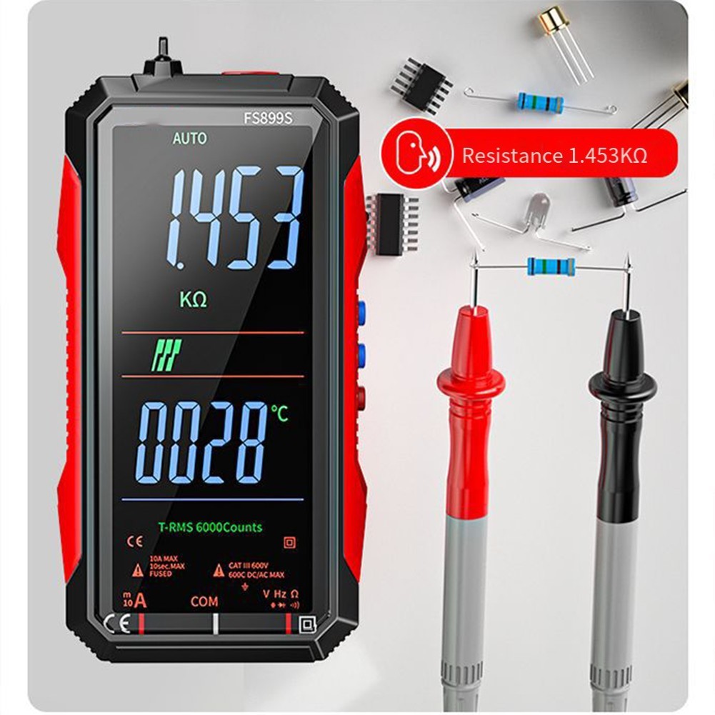 FS899S Test Meter Supporting Multiple Measurement Modes Including AC DC Voltage