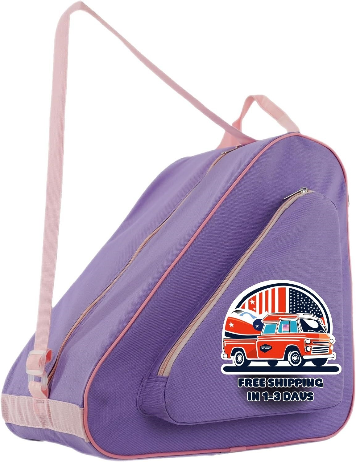 Bolsa de nailon para patines de hielo, en línea, de ruedas y de cuatro ruedas US