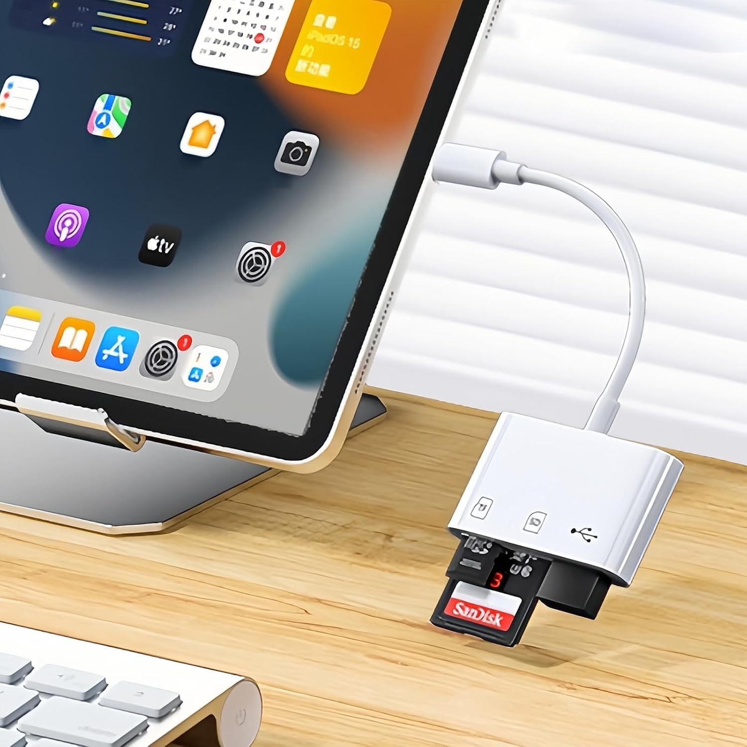Plug & Play USB C SD/TF Reader - Perfect for iPad, Samsung Galaxy & Chromebook