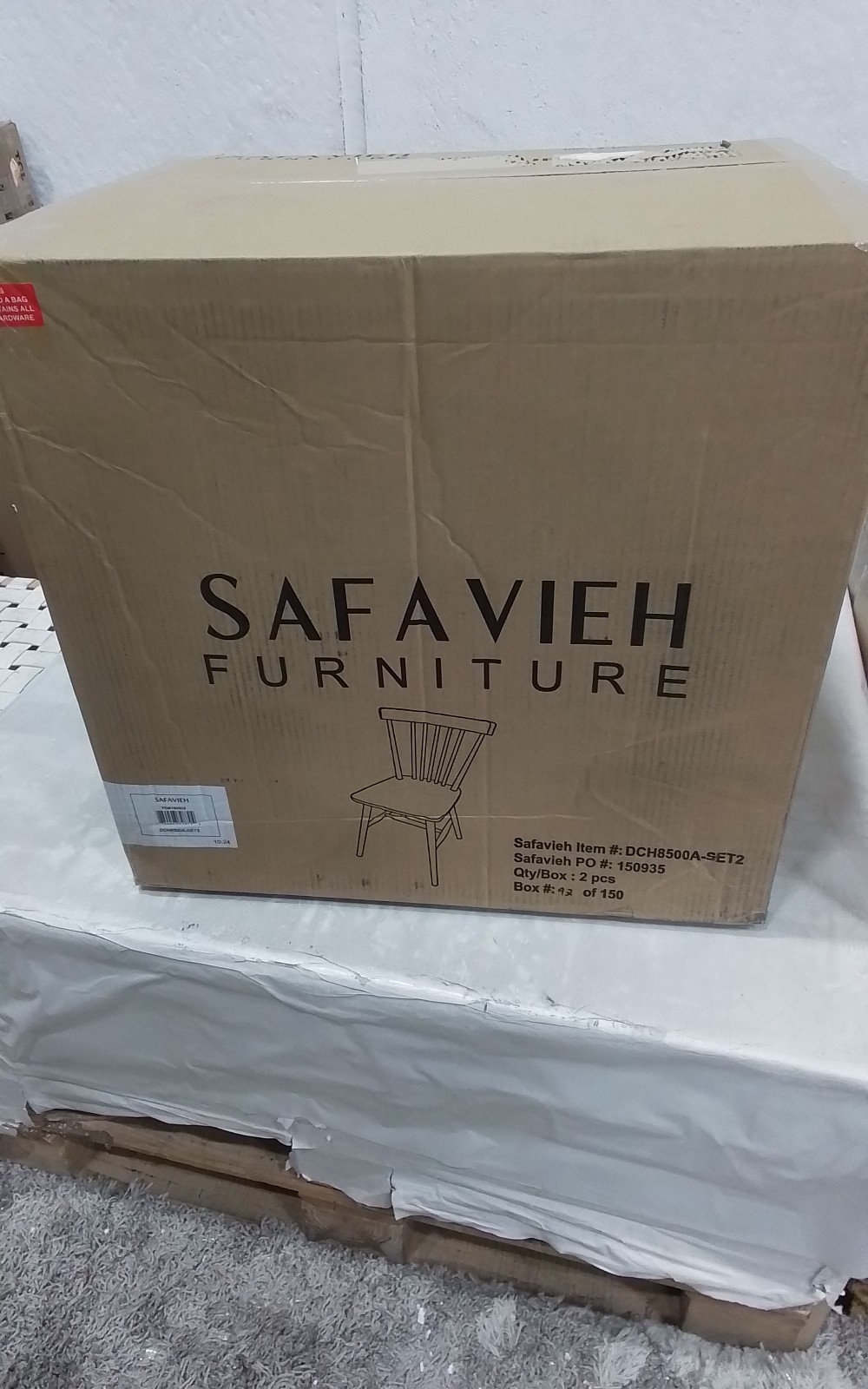 Safavieh WINONA SPINDLE DINING CHAIR, Reduced Price 2172762085 DCH8500A-SET2